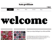 Tablet Screenshot of kategwilliam.com